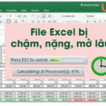 Cách giảm dung lượng file Excel nhanh đơn giản, hiệu quả