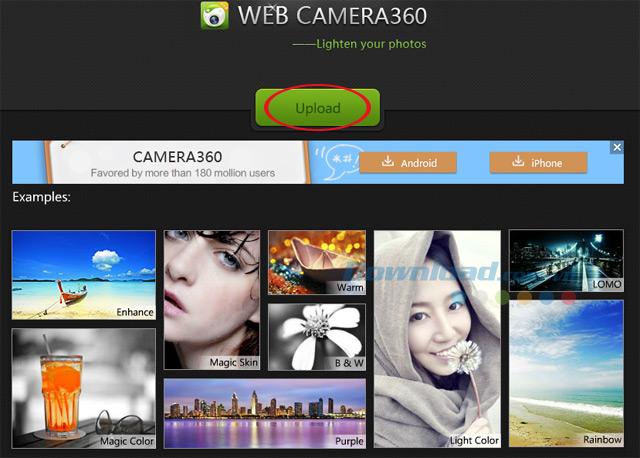 Hướng dẫn chỉnh sửa ảnh bằng Camera360 trên máy tính