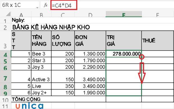 3 cách copy công thức trong Excel không bị lỗi định dạng cực đơn giản