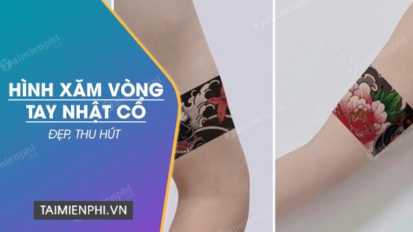 Hình xăm vòng tay Nhật cổ đẹp nhất cho nam, nữ hiện nay