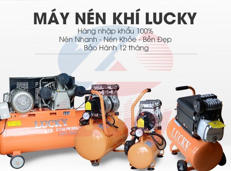 Máy nén khí mini phun sơn Lucky