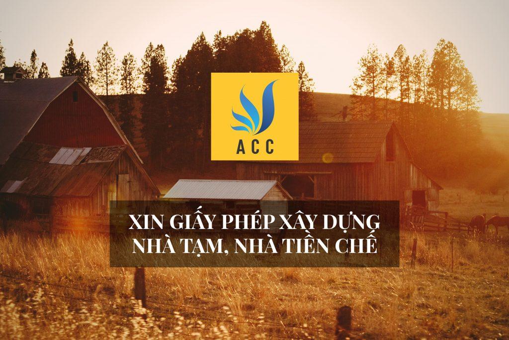 Xin giấy phép xây dựng nhà tạm - nhà tiền chế