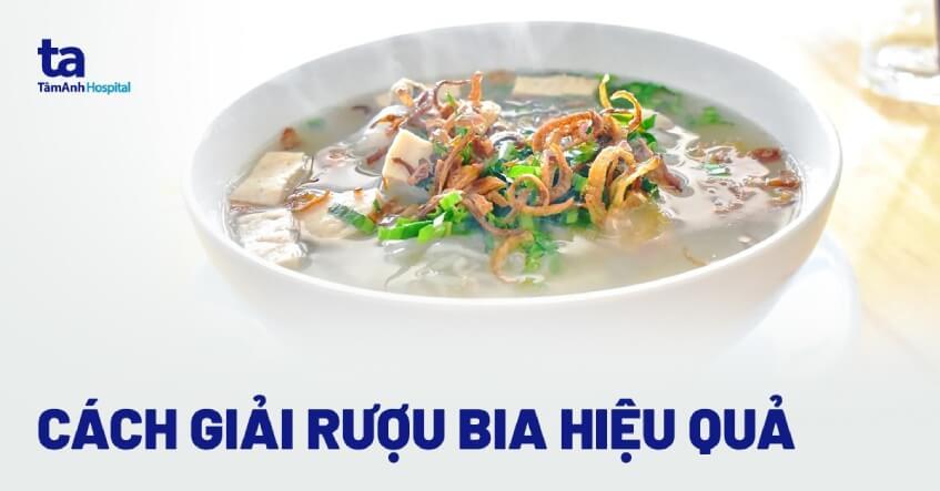 cách giải rượu bia