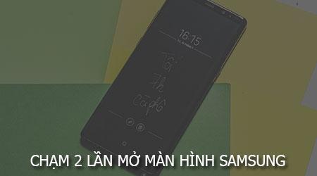 cham 2 lan mo man hinh samsung