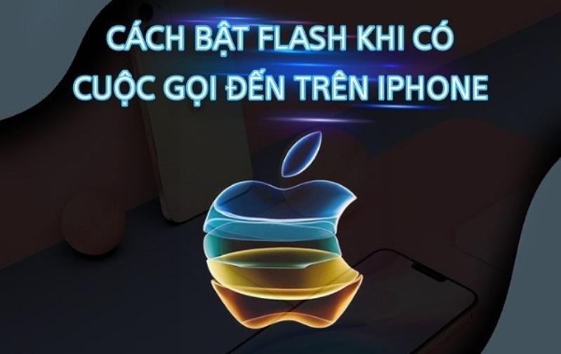 bật đèn flash khi có cuộc gọi đến