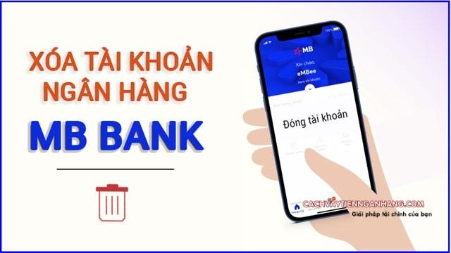 Xóa tài khoản MB Bank