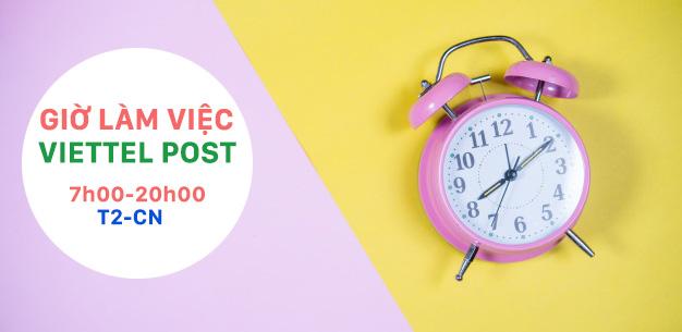 Lịch và giờ làm việc của Viettel Post