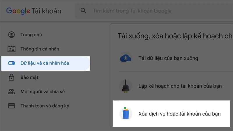 3+ cách xóa tài khoản Google vĩnh viễn nhanh nhất