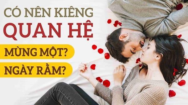 tại sao kiêng quan hệ vào mùng 1