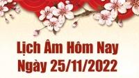 Lịch âm 24/11, xem lịch âm hôm nay Thứ Năm ngày 24/11/2022 là ngày tốt hay xấu? Lịch vạn niên 24/11/2022