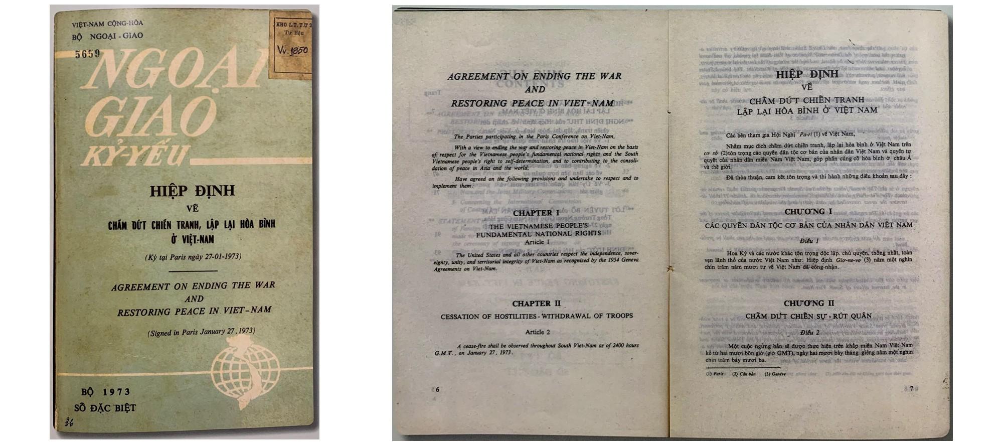 Nội dung cơ bản của Hiệp định Paris 1973 là gì? ảnh 1