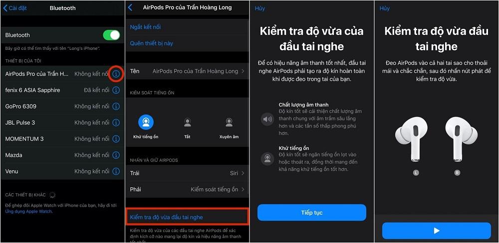 thủ thuật sử dụng AirPods Pro