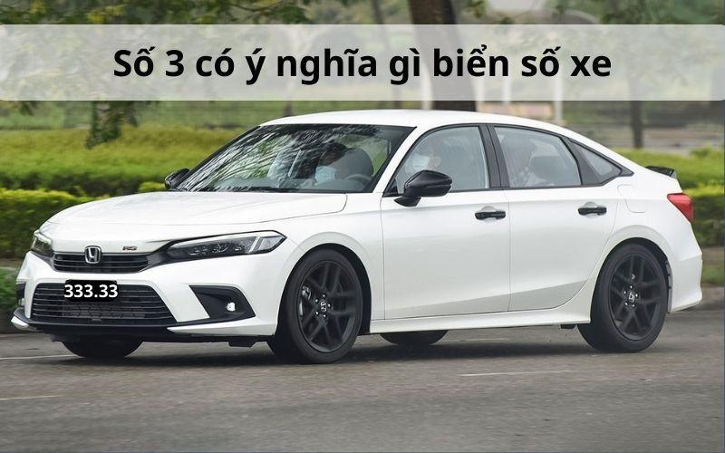 số 3 có ý nghĩa gì biển số xe