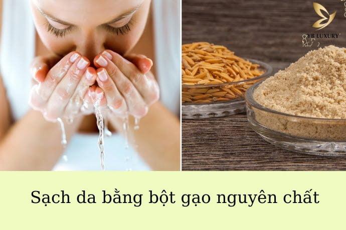 Tại sao nên dùng bột cám gạo trị mụn