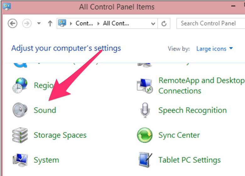 cách chỉnh loa laptop Win 7, 8, 10