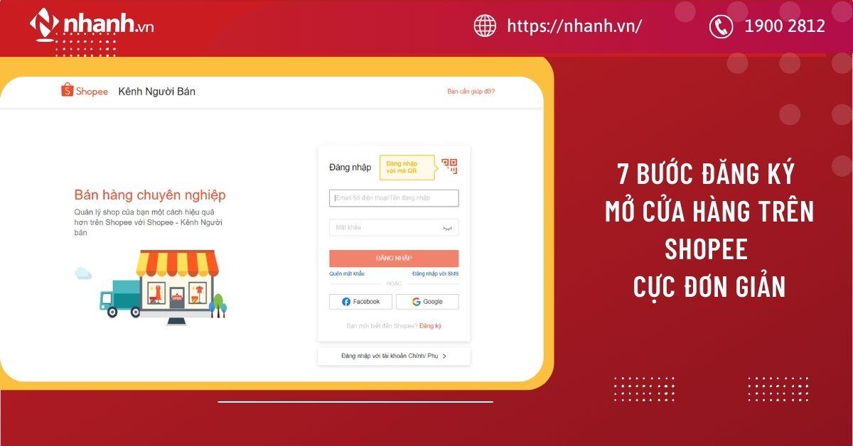 đăng ký mở cửa hàng trên shopee