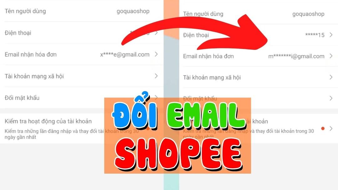 Hướng dẫn cách đổi email shopee đơn giản, dễ thực hiện!