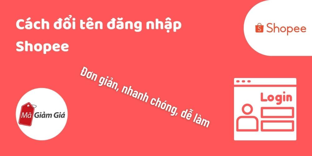 cách đổi tên đăng nhập Shopee