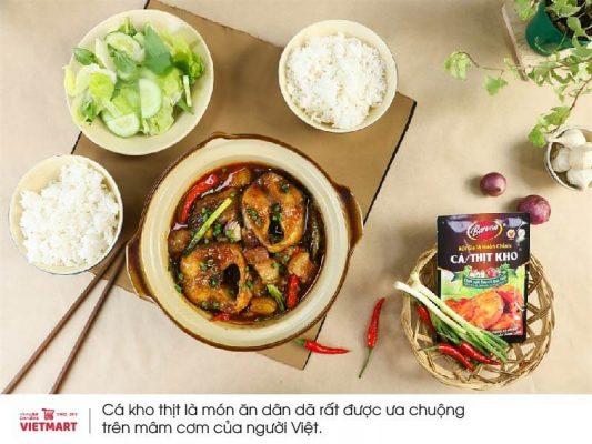 nấu cá kho thịt với sốt cá-thịt kho Barona - Vietmart - Chợ Việt tại Nhật