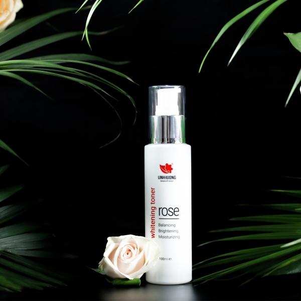 Nước Hoa Hồng Linh Hương 100ml | Whitening Toner Rose