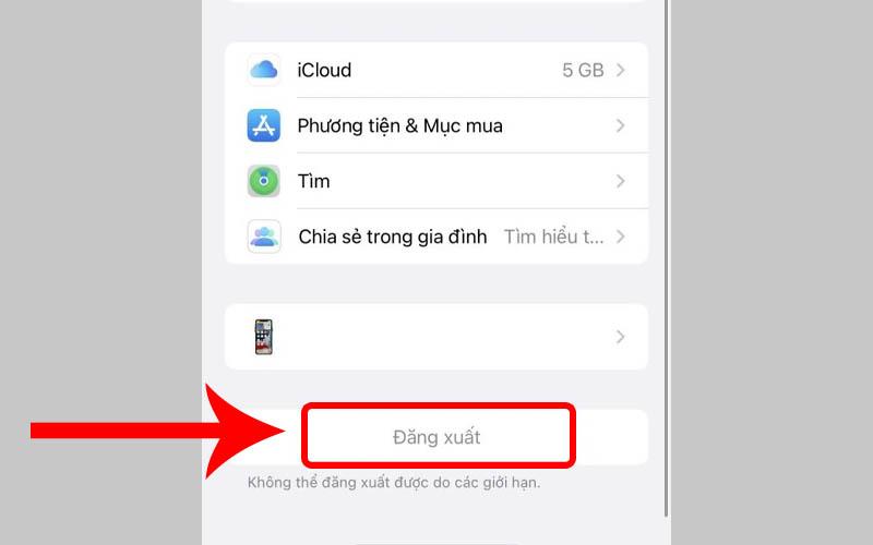 chuyen doi apple id tren iphone