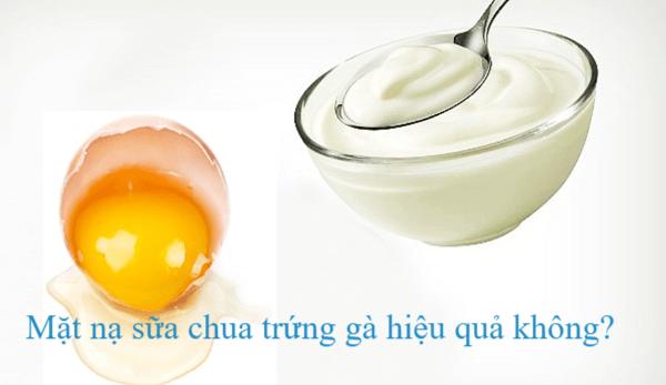 Mặt nạ sữa chua trứng gà giúp da trắng nõn nà ngay tại nhà