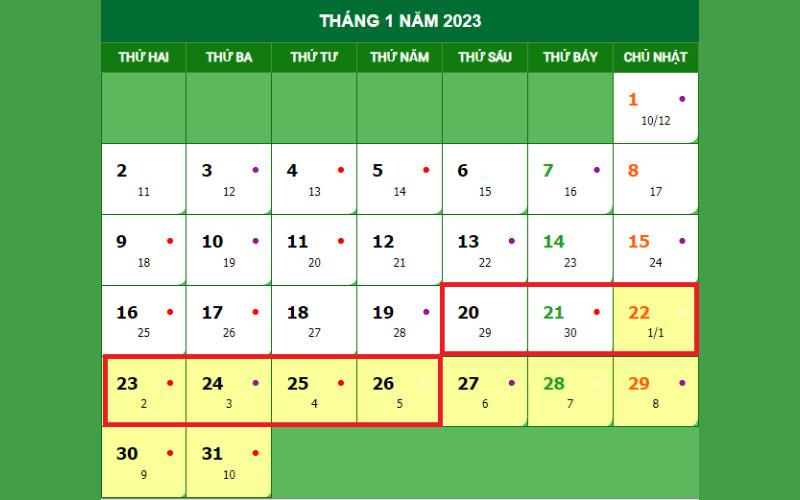 Còn bao nhiêu ngày nữa đến Tết 2023? Đếm ngược Tết 2023