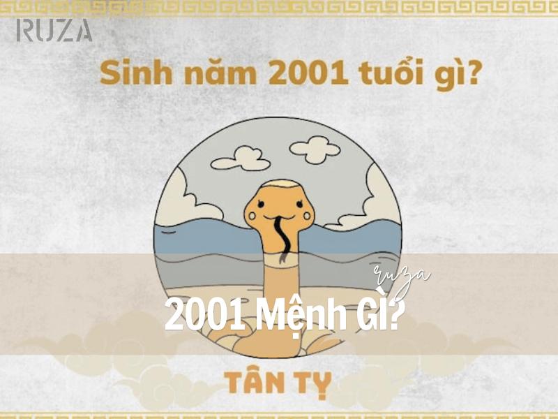 Người sinh năm 2001 mệnh gì?