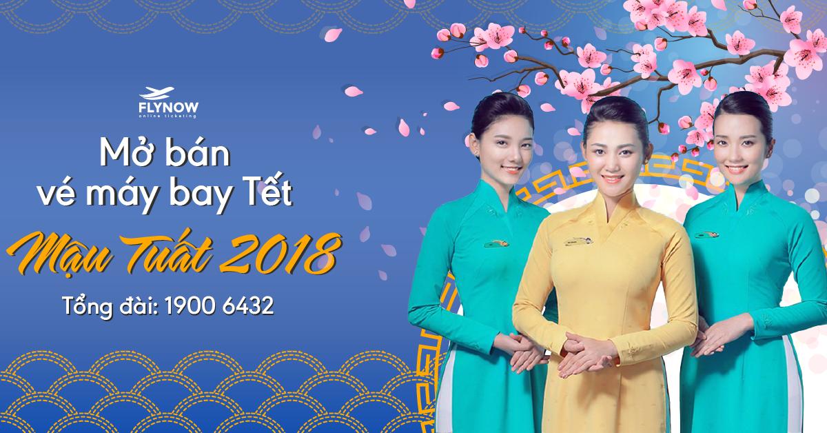 Đặt vé máy bay tết 2018 giá rẻ trực tuyến tại Flynow.vn