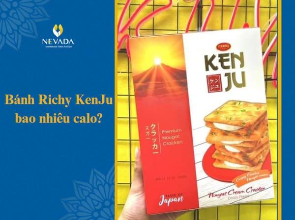 1 cái bánh Kenju bao nhiêu calo, kem dẻo, nougat hành, kem, richy