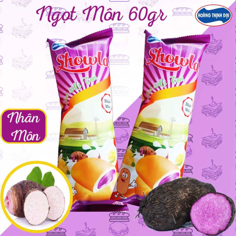 Bánh mì tươi ngọt 60gr khoai môn Hoàng Thịnh Đại