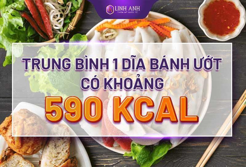 1 hộp bánh ướt bao nhiêu calo