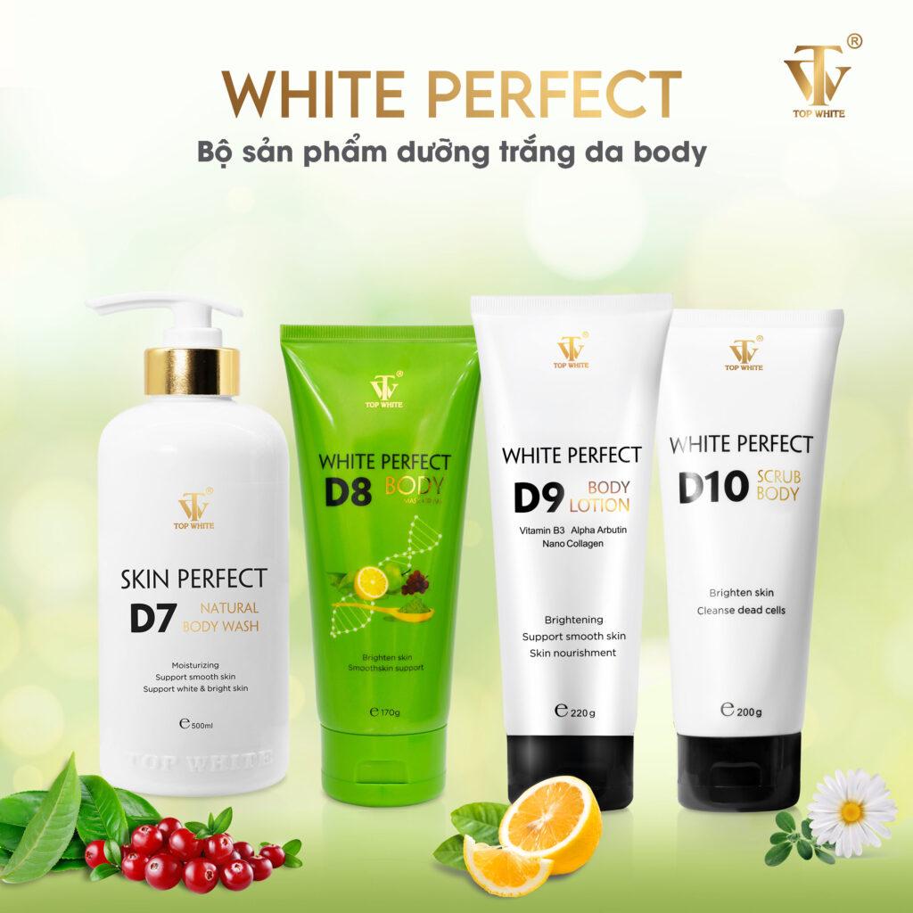 Bộ dưỡng trắng da body Top White