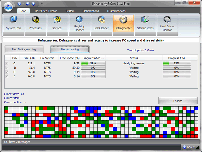 Màn hình Windows 7 khi sử dụng Standalone Stack