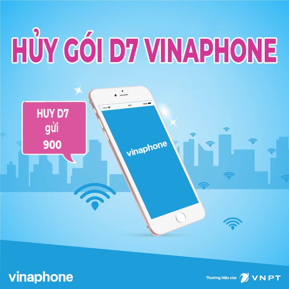 Cách hủy gói D7 Vinaphone 1 ngày miễn phí & nhanh chóng!