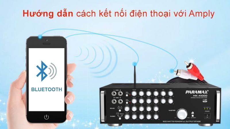 Hướng dẫn kết nối điện thoại với amply để hát karaoke