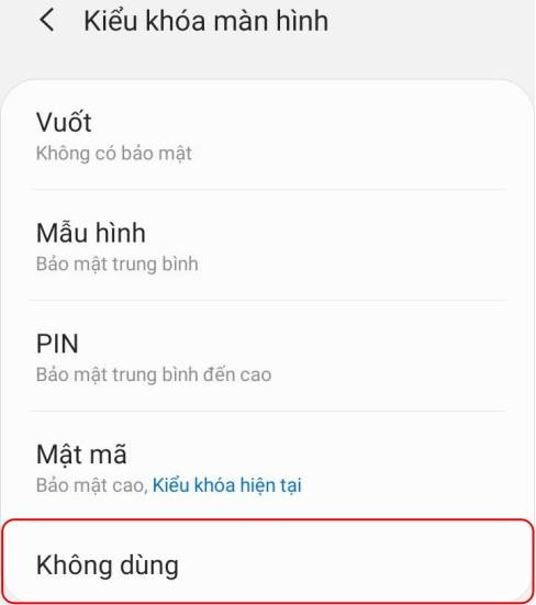 Cách vô hiệu hóa màn hình khóa Android