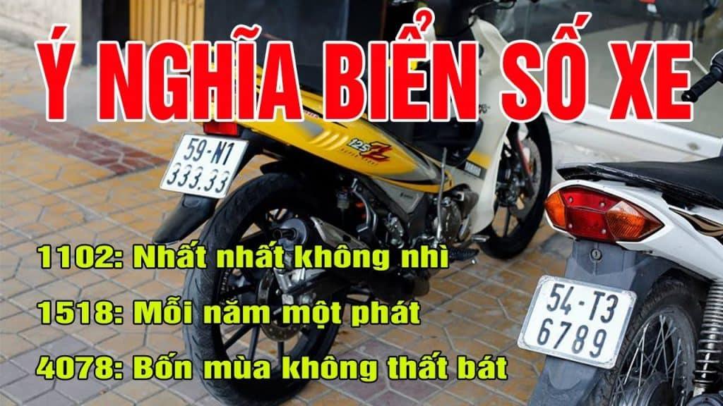 Ý nghĩa biển số xe