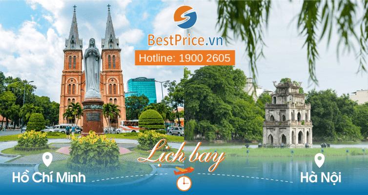 Lịch bay Sài Gòn (TP.HCM) - Hà Nội 2024