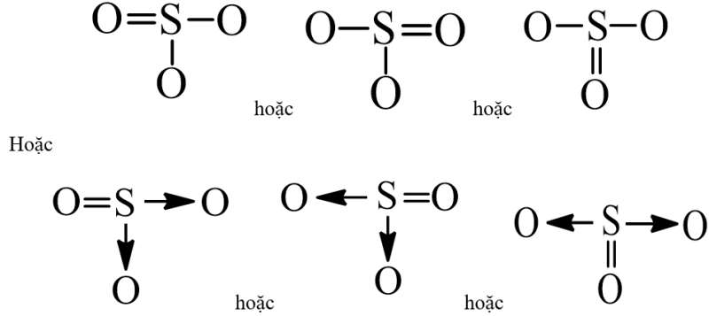 Công thức Lewis của SO3 theo chương trình mới, đầy đủ nhất (ảnh 6)