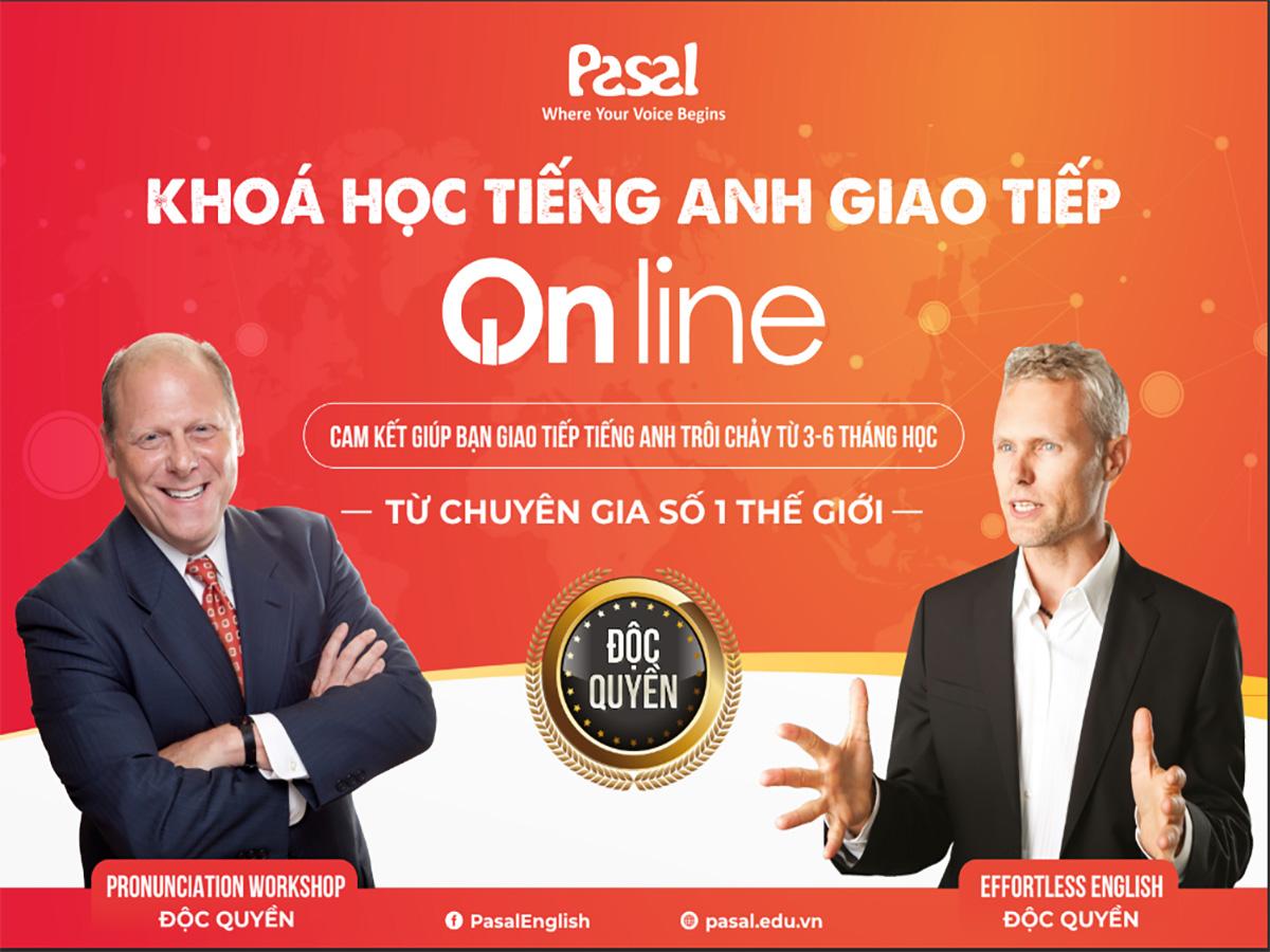 Khoá học tiếng Anh giao tiếp online tại Pasal với phương pháp độc quyền từ chuyên gia