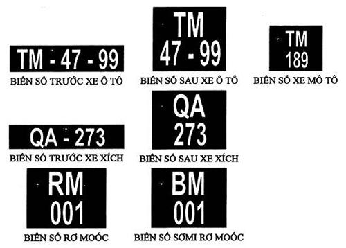 Giải mã 64 ký tự đặc biệt ở xe biển đỏ