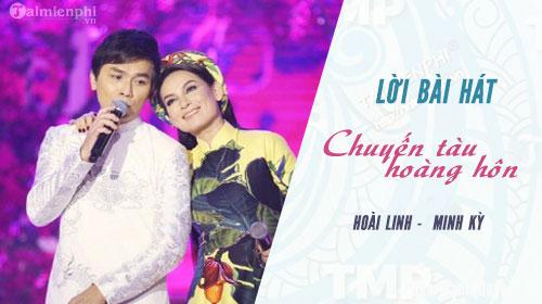 Lời bài hát Chuyến Tàu Hoàng Hôn