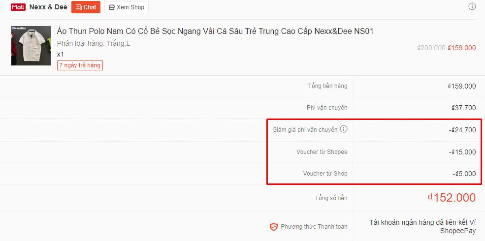 Bạn có thể sử dụng được tối đa 3 mã giảm giá cho 1 đơn hàng trên Shopee