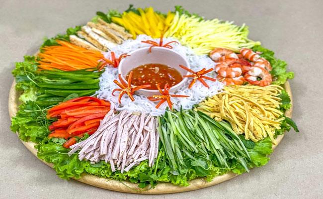 Nguyên liệu làm phở cuốn sạch