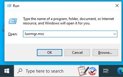 lusrmgr.msc RUN