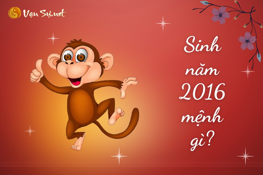 Sinh năm 2016 mệnh gì tuổi con gì?