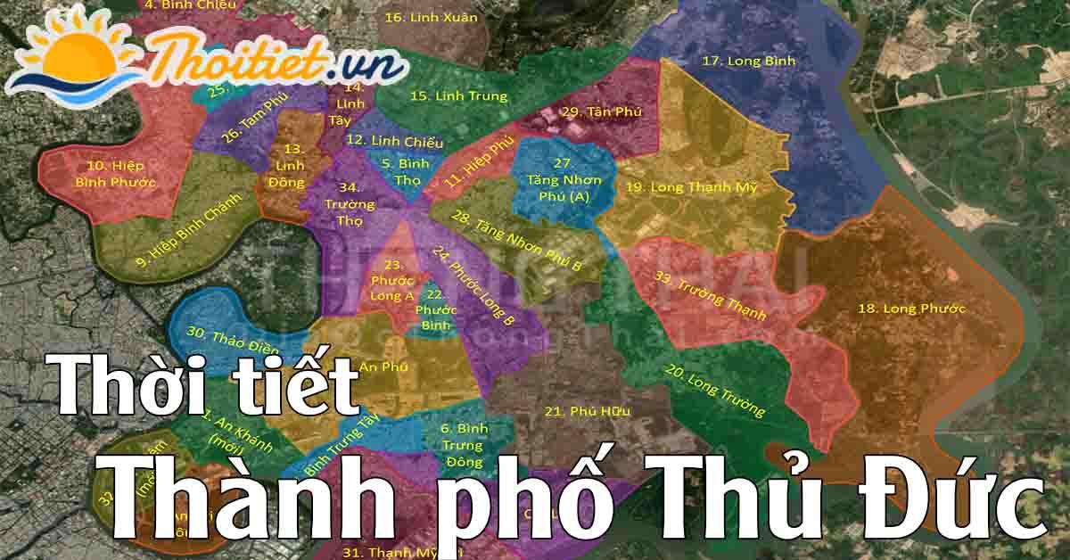 Dự báo thời tiết Thành phố Thủ Đức