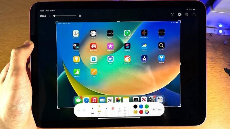 Cách chụp màn hình iPad