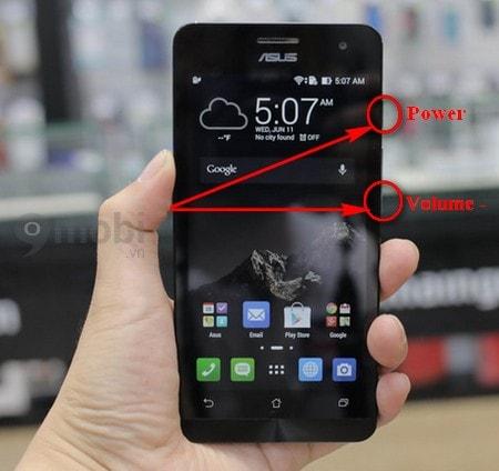 Chụp màn hình trên ZenFone, Lấy ảnh Screenshot trên Asus ZenPhone 2, 3, 4, 5, 6